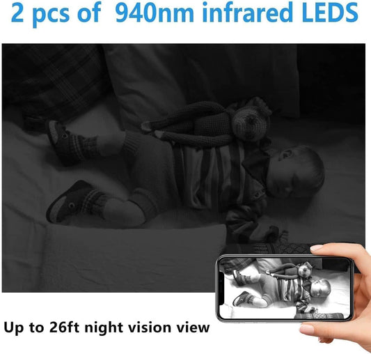 Mini 4K WiFi Hidden Camera – Portable Nanny Cam with Night Vision & Motion Detection