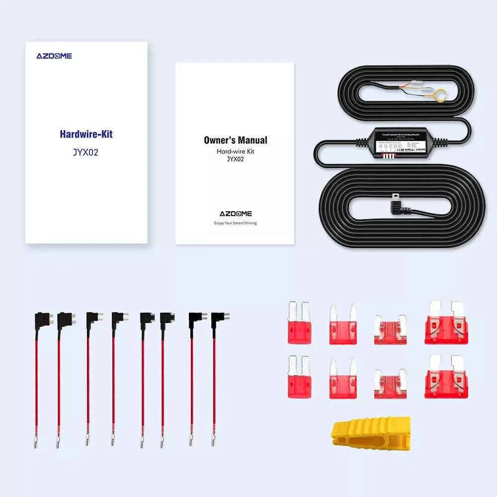 AZDOME JYX02 Mini USB HardWire Kit 12-24V 5V/3A M550 PG02S GS63H PG16S Dash cam