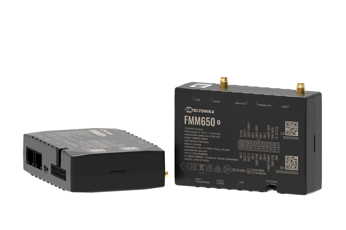 Traqueur GPS Techtonika FMM650 4G LTE pour la gestion professionnelle de flottes et d'actifs