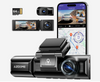 AZDOME M550 4K Dash Cam Dual 1080P Car Camera Recorder GPS WIFI IR G-sensor 64GB