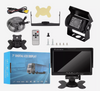 7" HD Monitor + IR CCD Reverse Camera Kit 20M Cable for Truck Bus 12-24V 4-Pin Heavy Duty