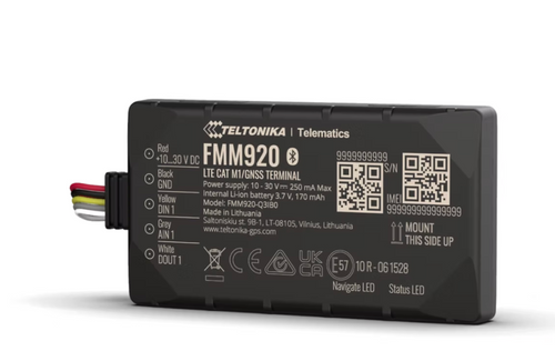 Techtonika FMM920 4G LTE Cat M1 GPS Tracker – Fleet & Vehicle Monitoring