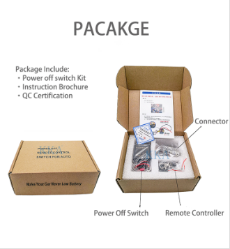 12V/24V Remote Control Car Battery Disconnect Switch Relay – Wireless Battery Cut-Off System