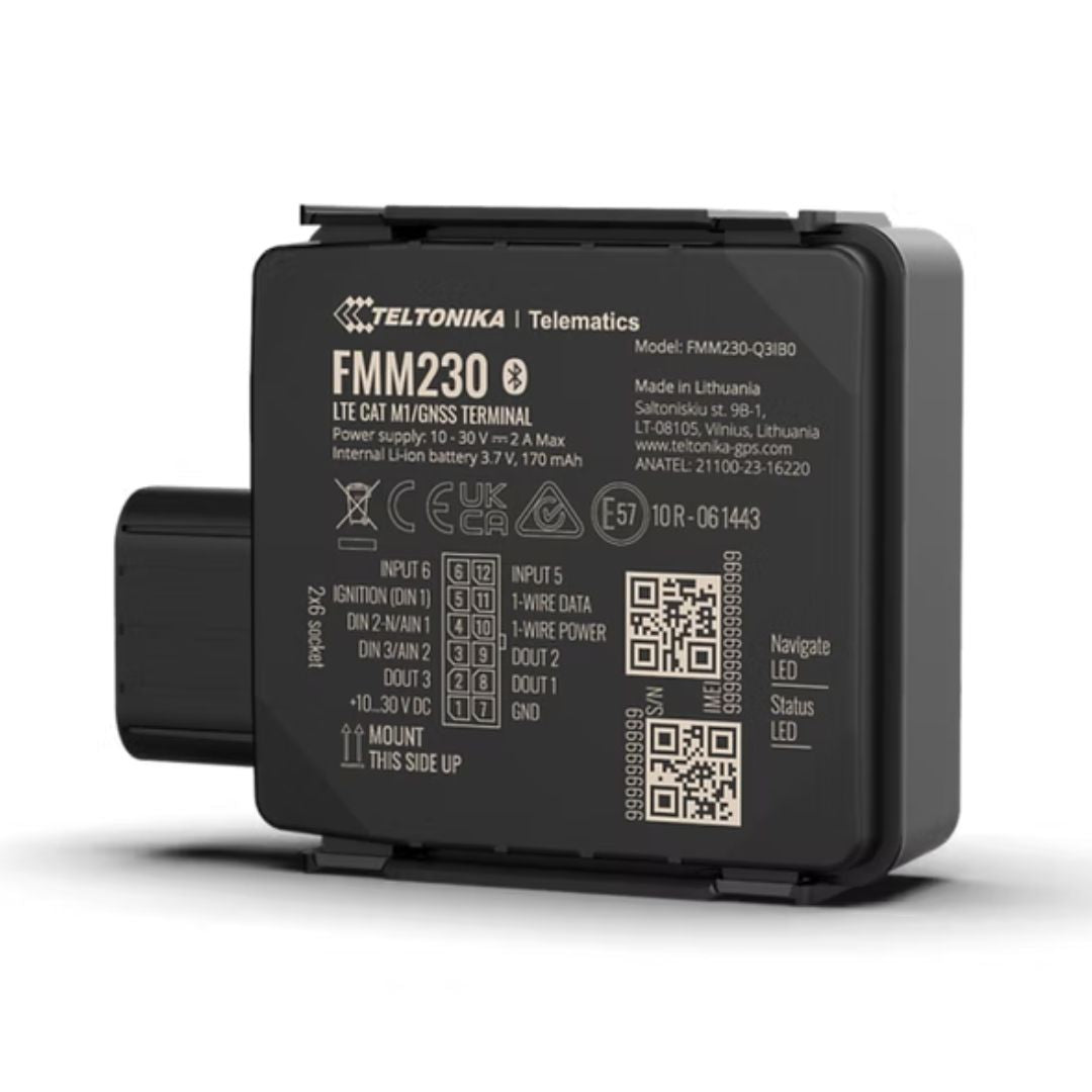 Techtonika FMM230 4G LTE Cat M1 GPS Tracker – Rugged Fleet & Car Tracking