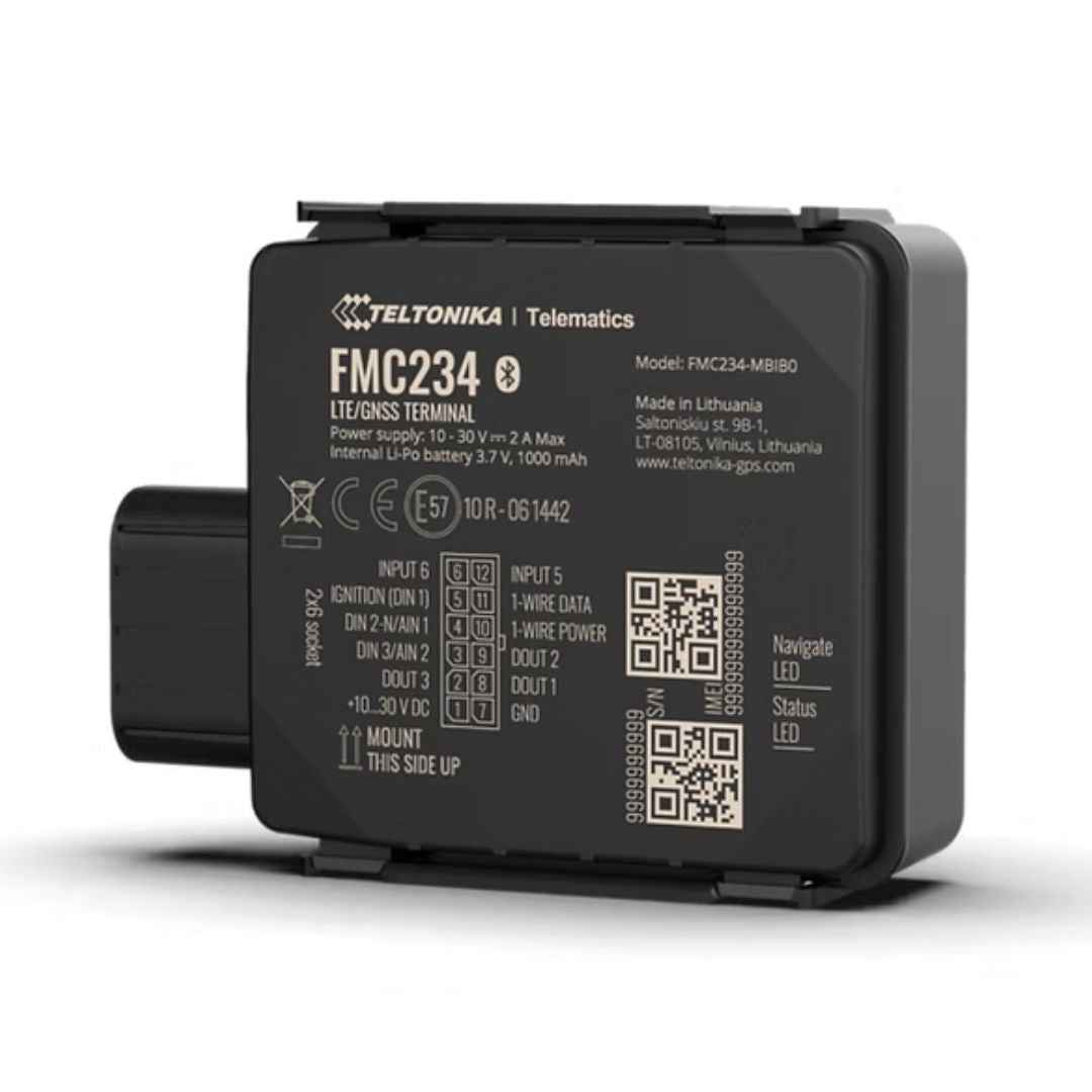 Techtonika FMC234 4G GPS Tracker – Extended Battery IP67 Vehicle Tracking