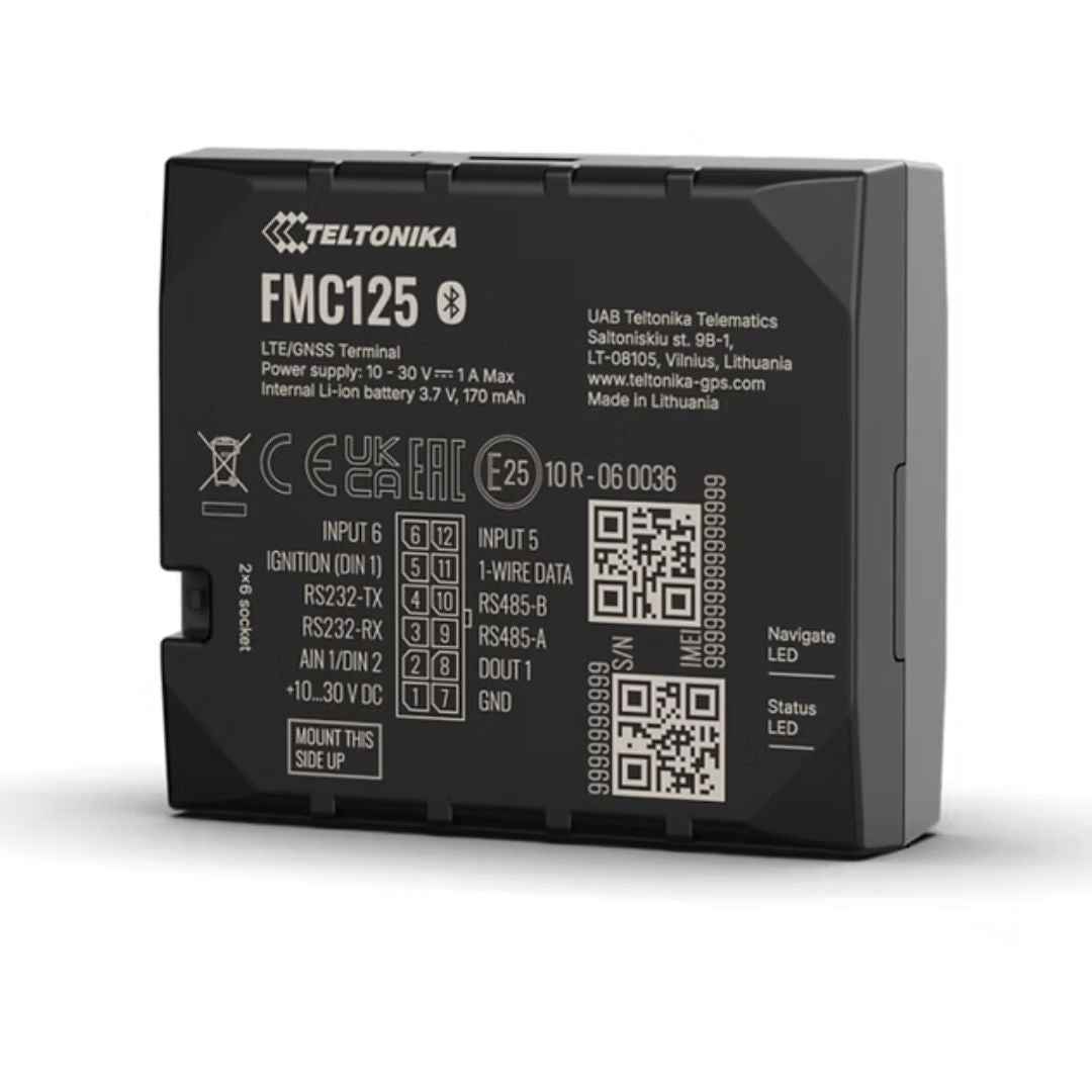 Techtonika FMC125 4G GPS Tracker – Professional Dual SIM Vehicle & Fleet Tracking