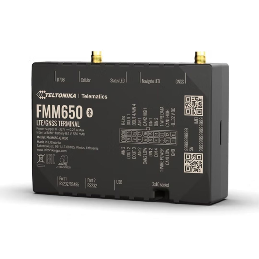 Techtonika FMM650 4G LTE Cat M1 GPS Tracker – Professional Fleet & Asset Management