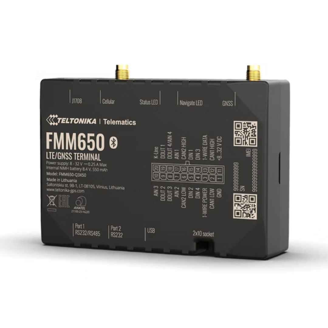 Techtonika FMM650 4G LTE Cat M1 GPS Tracker – Professional Fleet & Asset Management