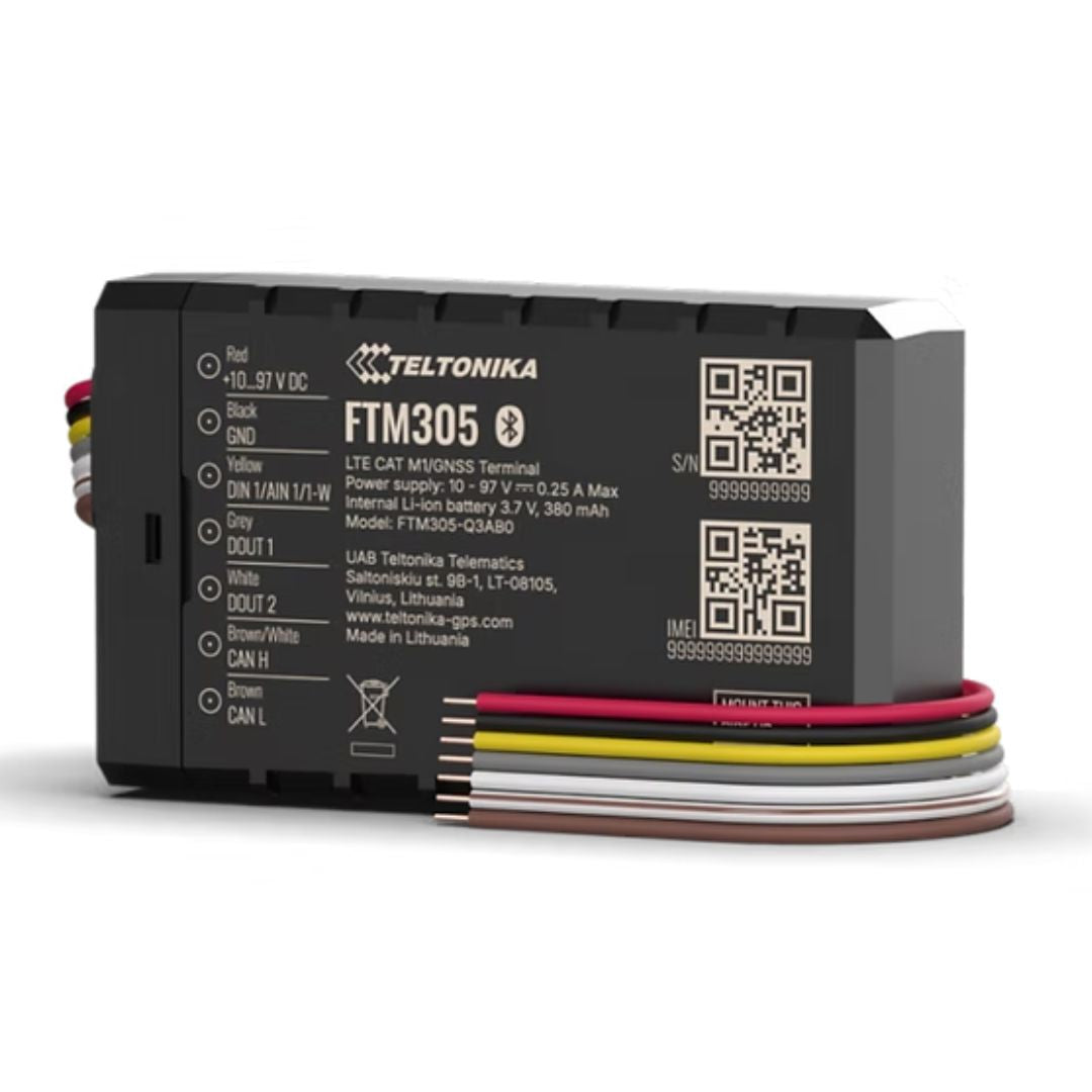 Techtonika FTM305 4G LTE Cat M1 GPS E-Mobility Tracker – Electric Fleet & Asset Tracking