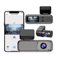 2K Dual Lens Dash Cam with 1.47-Inch IPS Screen, WIFI, 150° Wide Angle, 1080P Video Recorder and Rear Camera