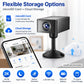 Mini 2K WiFi Security Camera – Wireless Indoor Camera with Night Vision & Motion Detection