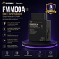 Teltonika FMM00A OBD-II GPS Tracker with features and 5-year warranty on a dark background