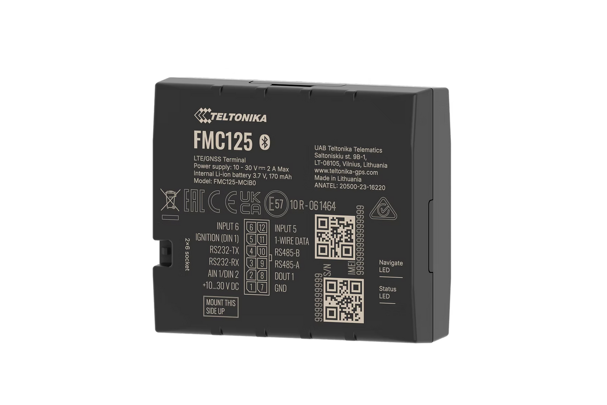 Traceur GPS 4G Techtonika FMC125 – Solution de suivi de véhicules et de flottes professionnelle double SIM