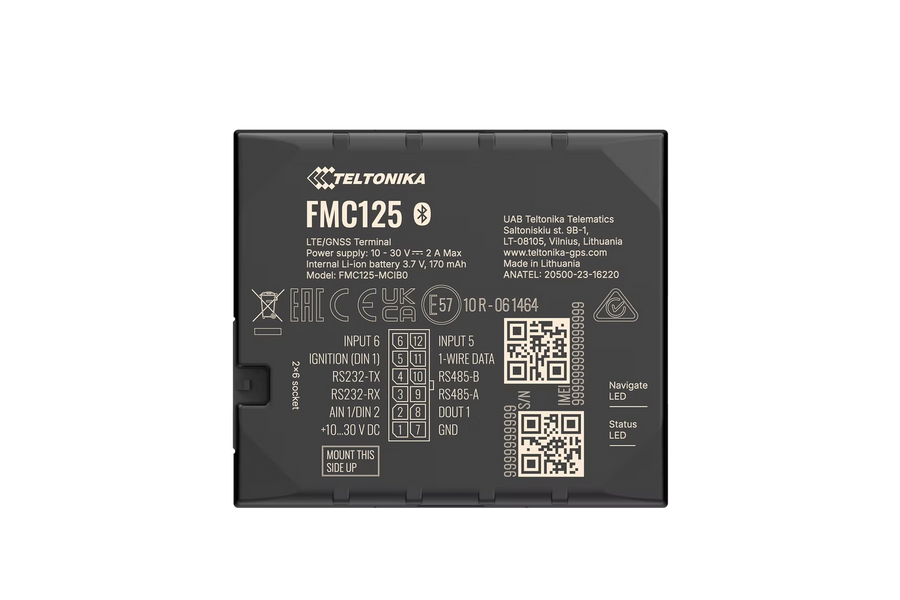 Techtonika FMC125 4G GPS Tracker – Professional Dual SIM Vehicle & Fleet Tracking Solution