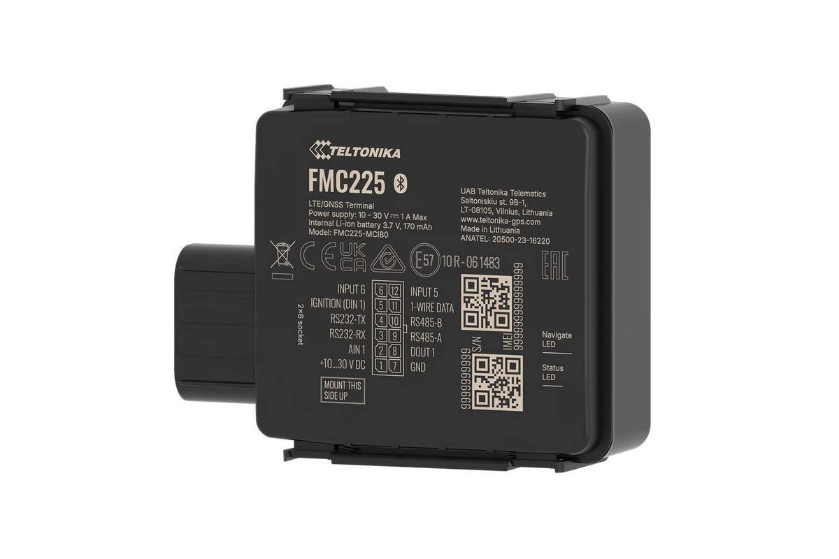 FMC225 4G GPS Vehicle Tracker – IP67 Dual SIM Fleet