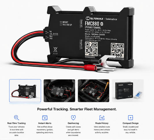 Teltonika FMM880 GPS Tracker - Advanced 4G LTE Solution for Smarter Fleet Management