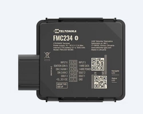 Techtonika FMC234 4G GPS Tracker with Extended Battery and IP67 Vehicle Tracking