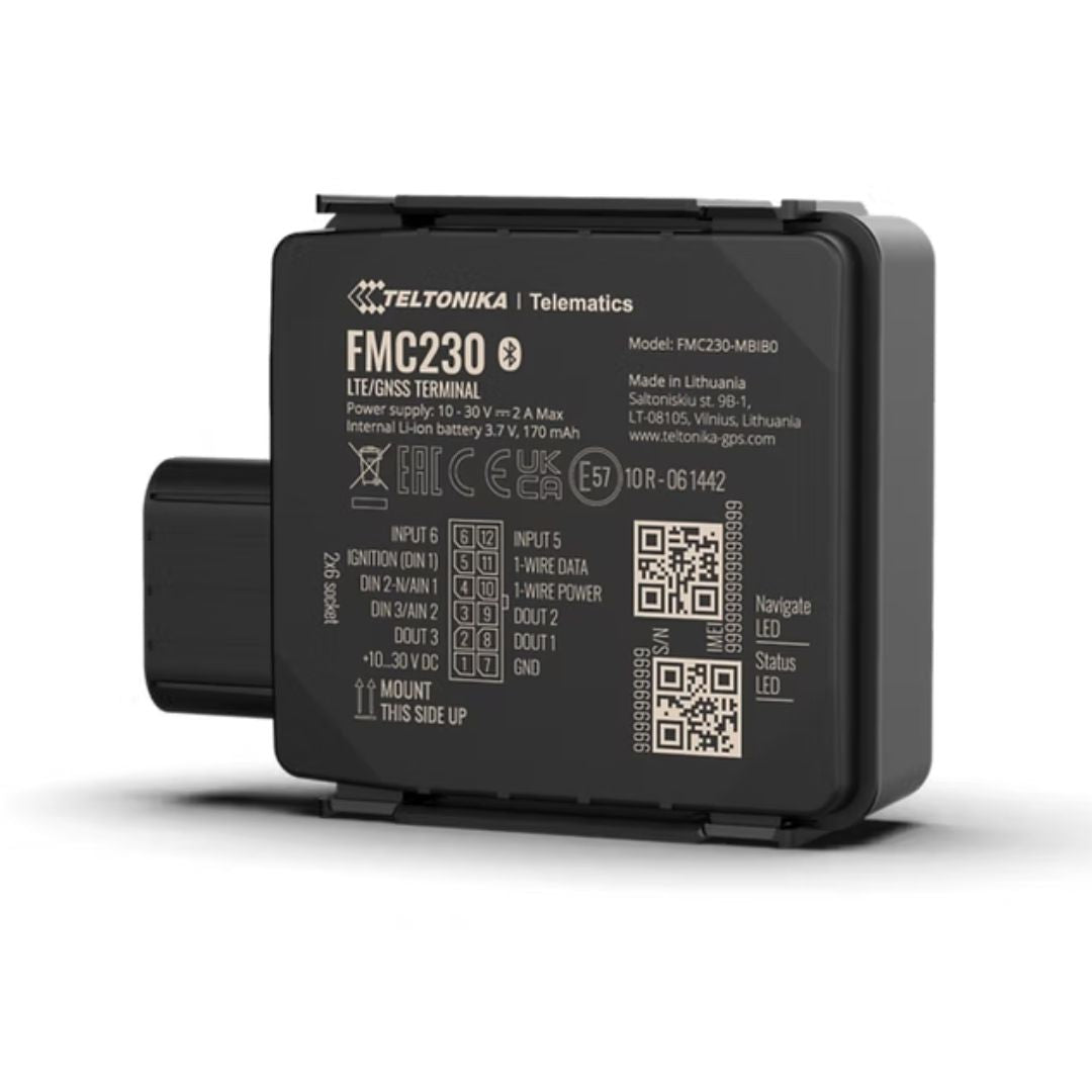Techtonika FMC230 4G GPS Tracker – Rugged IP67 Vehicle Tracker for Fleet